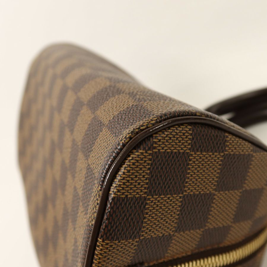 LOUIS VUITTON Damier Rivera Mini金扣手挽袋-13