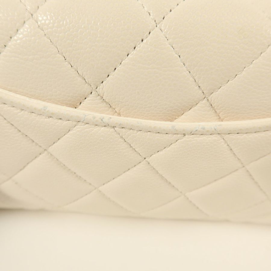 CHANEL 牛皮皮革Classic Long Wallet銀扣長錢包-14