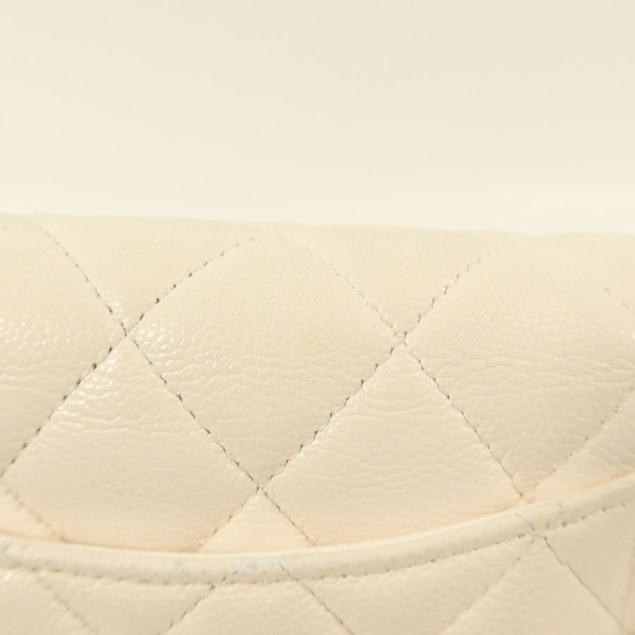 CHANEL 牛皮皮革Classic Long Wallet銀扣長錢包-15