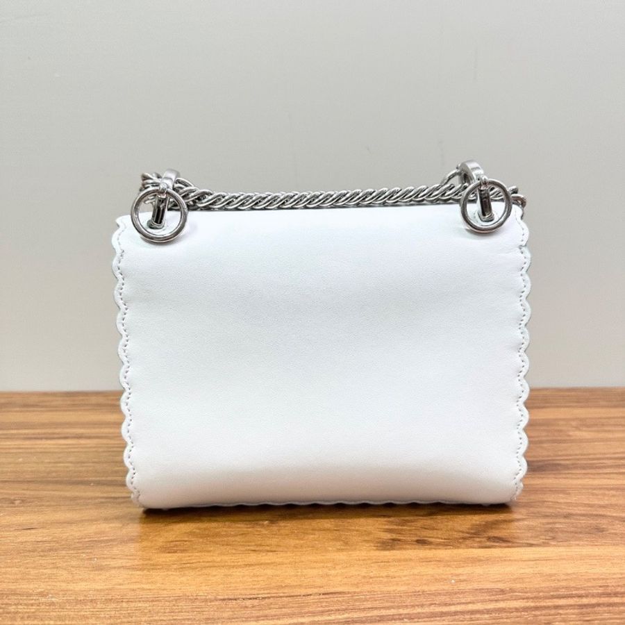 FENDI KANI波浪肩背斜背包19*15*9 98新配件塵袋-7