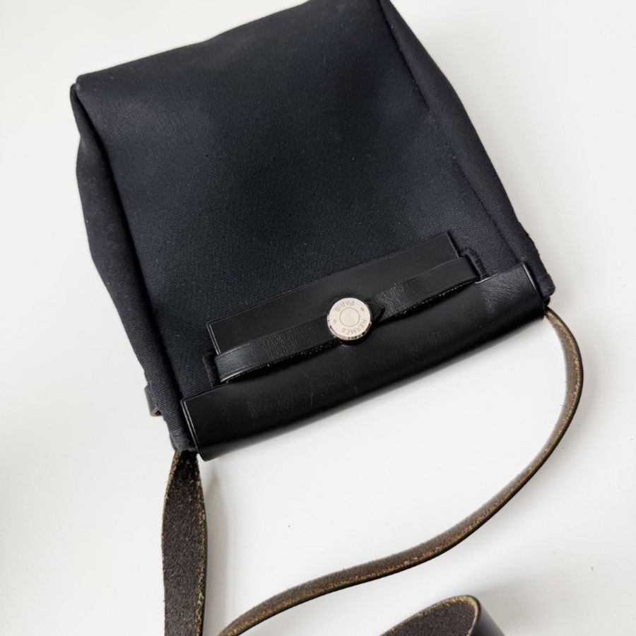 Hermes mini herbag 肩背斜背包15×21×7cm 98新配件塵袋-5