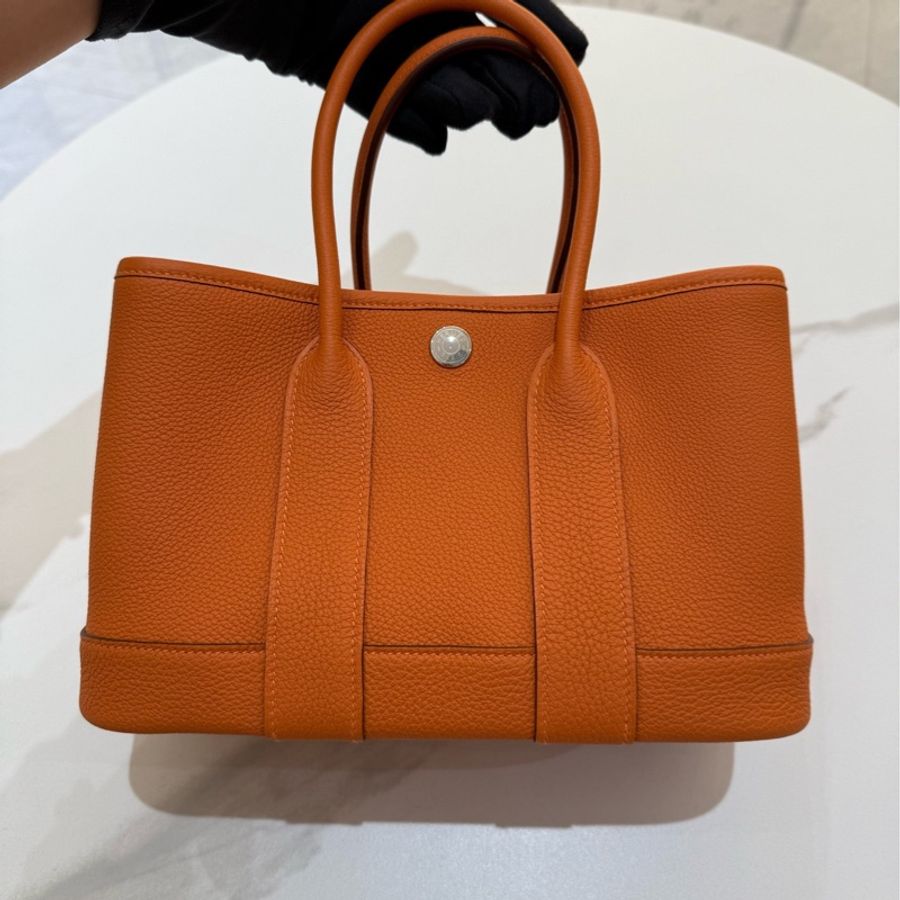 愛馬仕Hermes mini花園包 mini garden23 愛馬仕橙-6