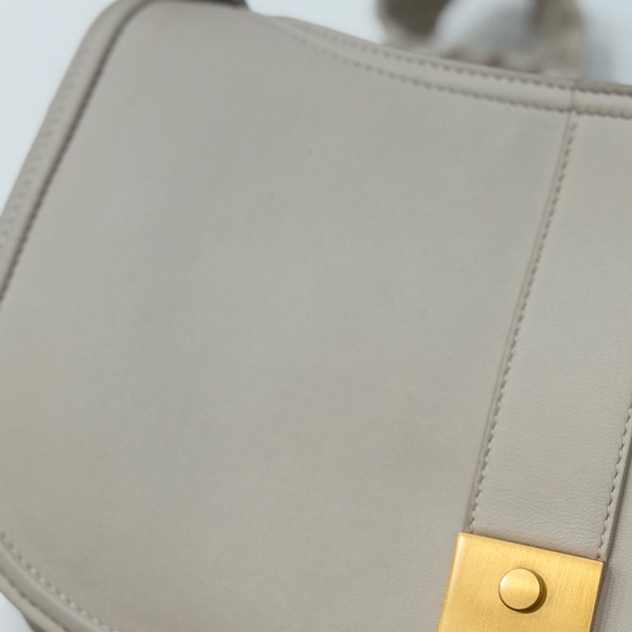 BOTTEGA VENETA BV 米色 編織背帶 全皮 肩背包 斜背包 側背包-25