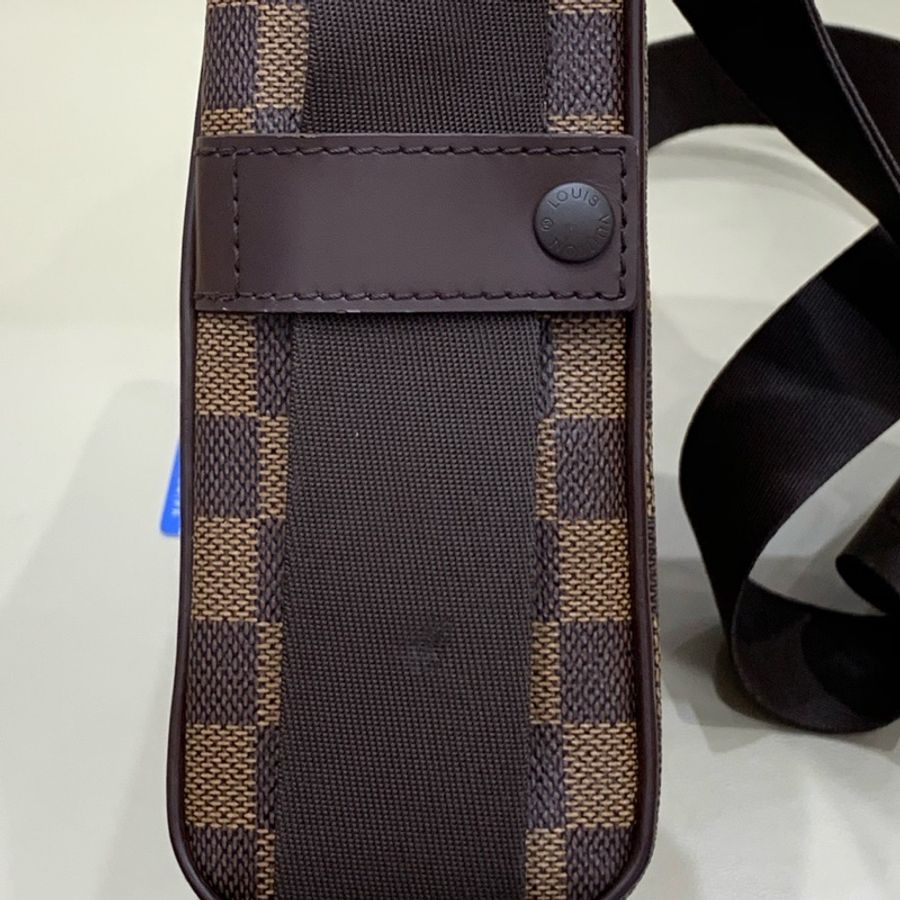 LV路易威登 棕棋盤格Olav小號豆腐包 尺寸20*20*10cm-10