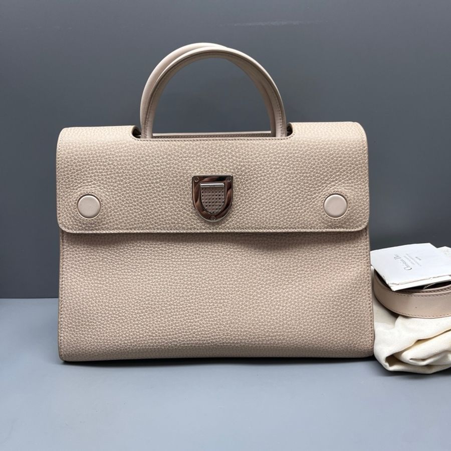 Dior 97新 荔枝紋Diorever盾牌包 尺寸30*21-0