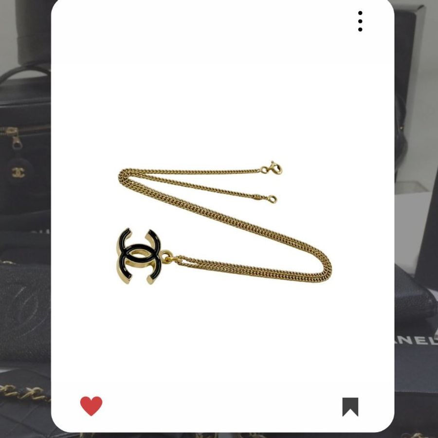 🛍️🎁 26 🔥 3月新品【預訂】 💘 香奈兒 Chanel 經典黑金CC 頸鍊🔥 香奈兒熱賣款 香奈兒經典款-2