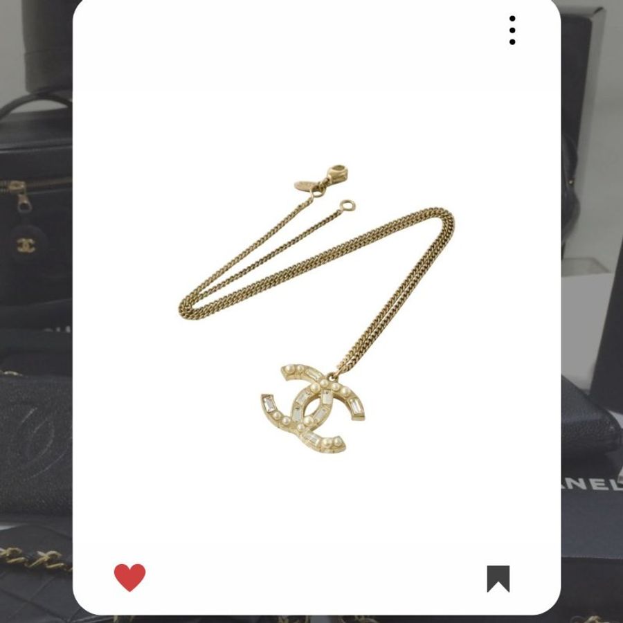 🛍️🎁 26 🔥 3月新品【預訂】 💘 香奈兒 Chanel 金色珍珠水晶亮片頸鍊🔥 香奈兒熱賣款 香奈兒經典款-5