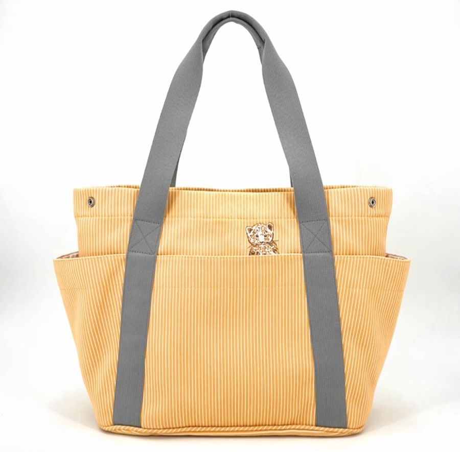 HERMES(愛馬仕)Cabriole媽咪包Nappy Bag帆布銀扣-0