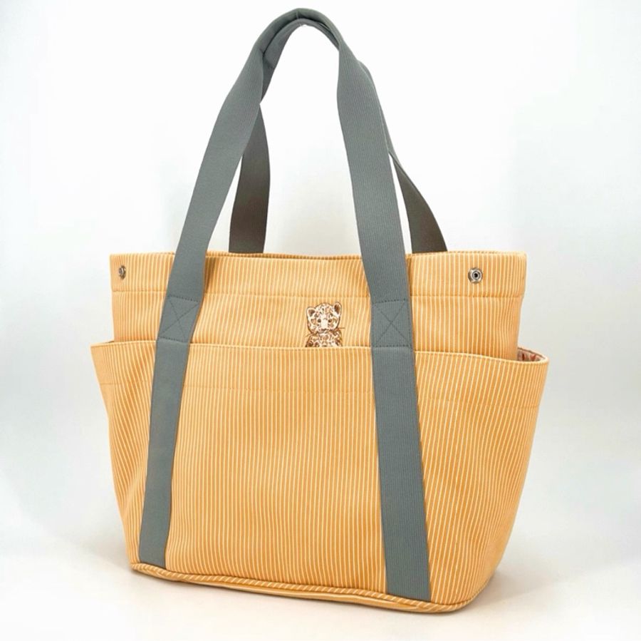 HERMES(愛馬仕)Cabriole媽咪包Nappy Bag帆布銀扣-8