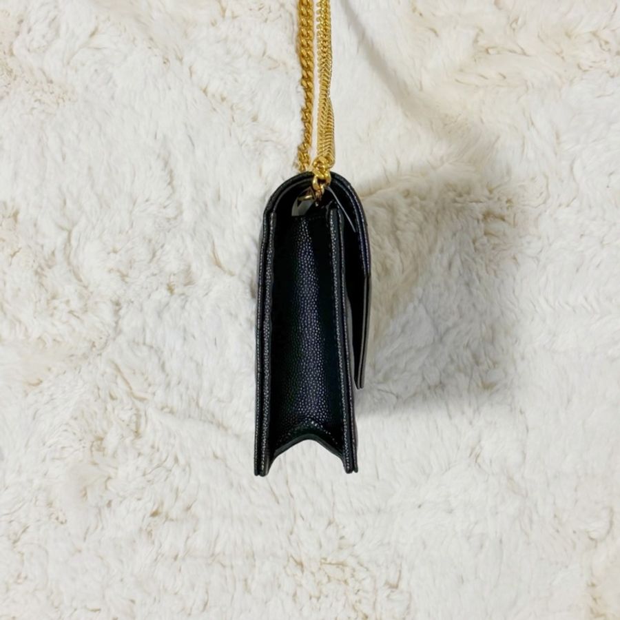Saint Laurent YSL WOC 魚子醬 19cm 黑金｜✨Wisher惟奢名品✨-2