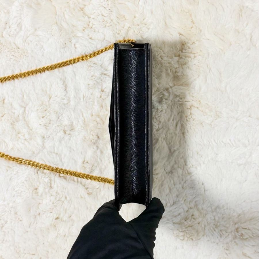Saint Laurent YSL WOC 魚子醬 19cm 黑金｜✨Wisher惟奢名品✨-4