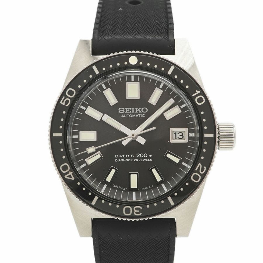 精工 Prospex First Diver SBEN003 6L37-00A0 灰色錶盤男士腕錶-0