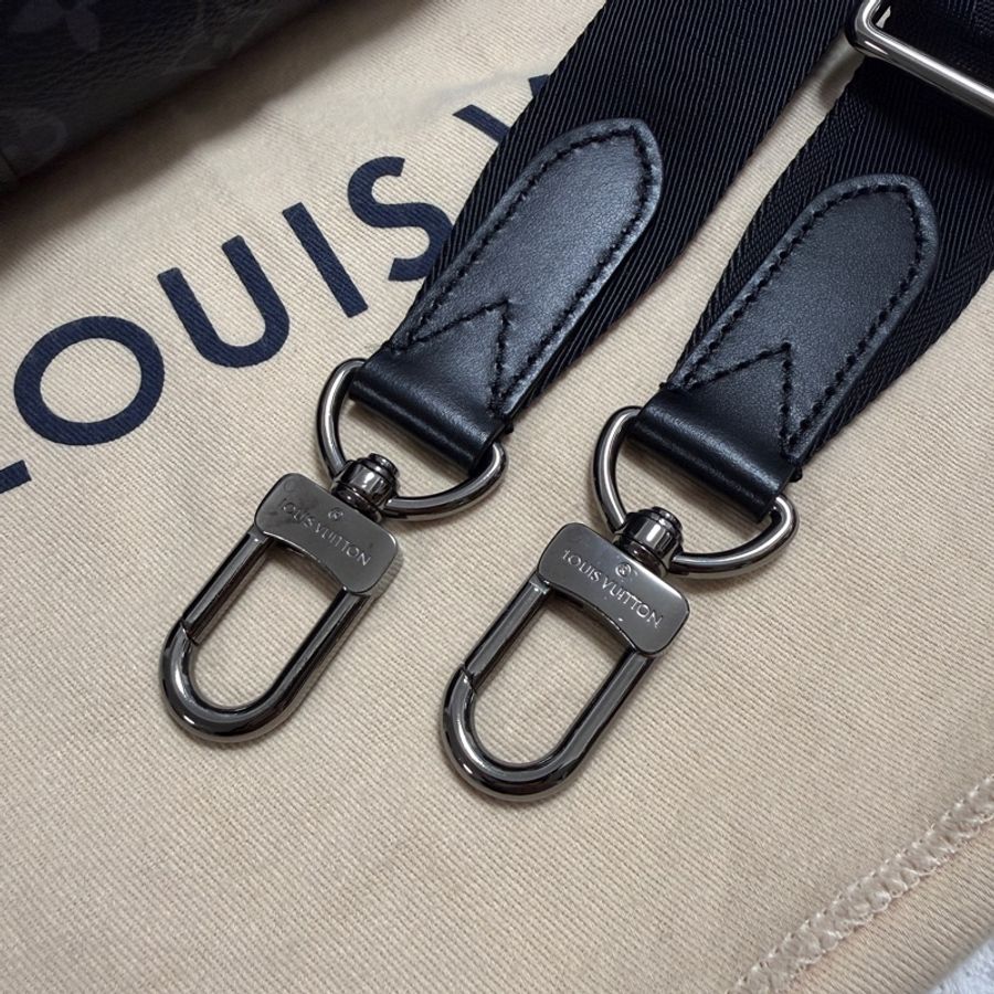 閒置未使用 LV 路易威登 keepall 27 city 芯片款 25年7月 配件 塵袋 尺寸:27 cm × 17 cm × 13 cm-8