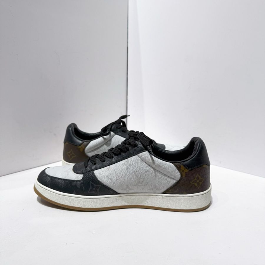 路易威登/Louis Vuitton Rivoli 7碼 41碼低幫板鞋運動鞋三色老花拼色-5