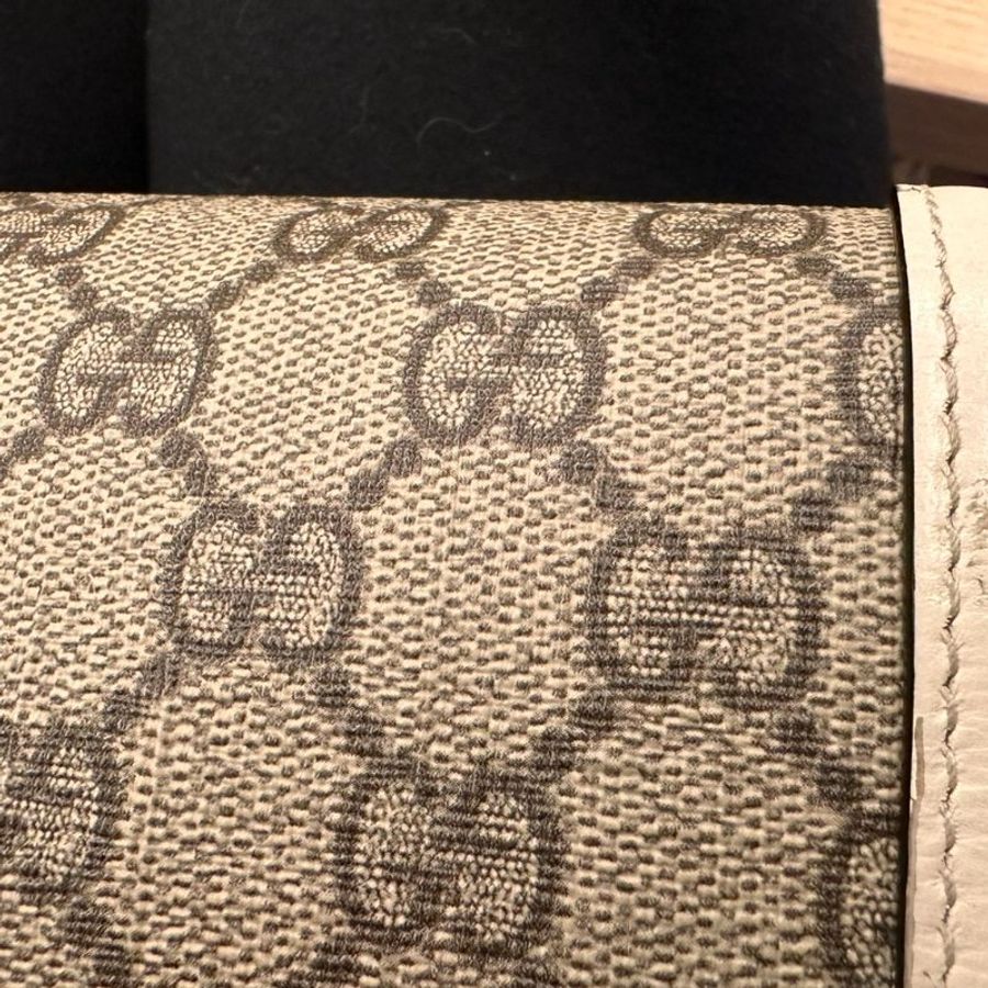 GUCCI 1955 Horsebit baga馬銜扣 肩背包 斜背包(602204-白)-10