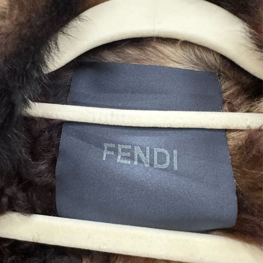 Fendi 芬迪 中古皮草羊毛馬甲 38碼-2