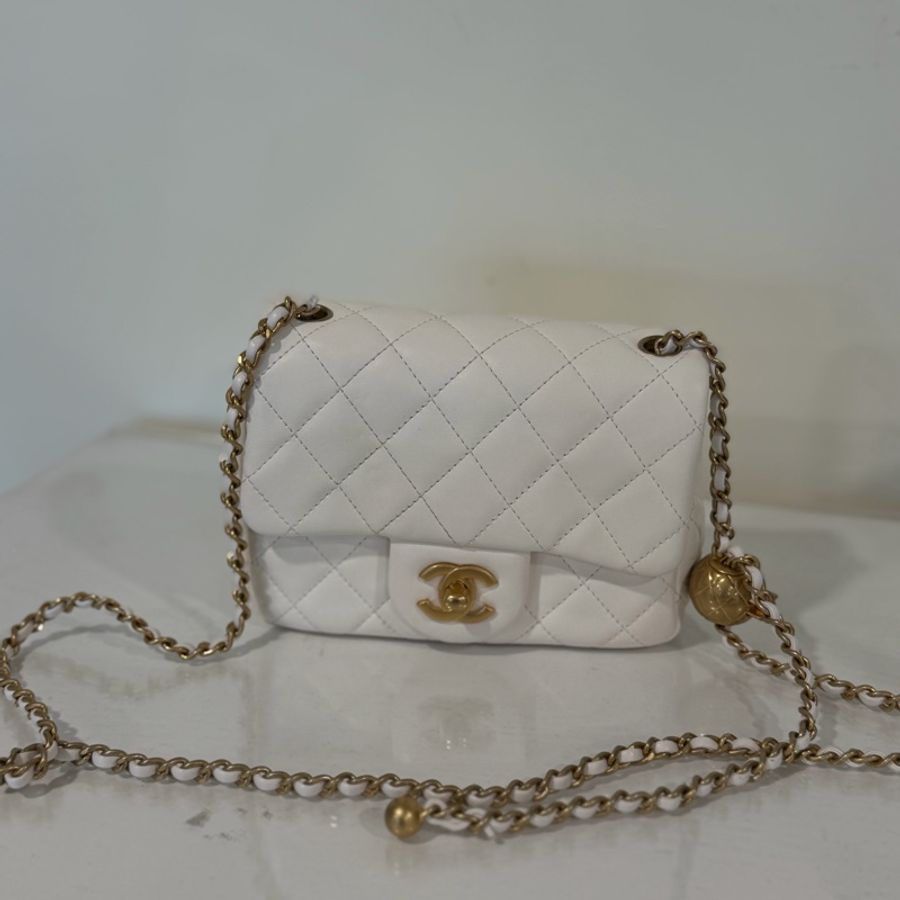 Chanel 白色金球🤍絕美天使顏色-1