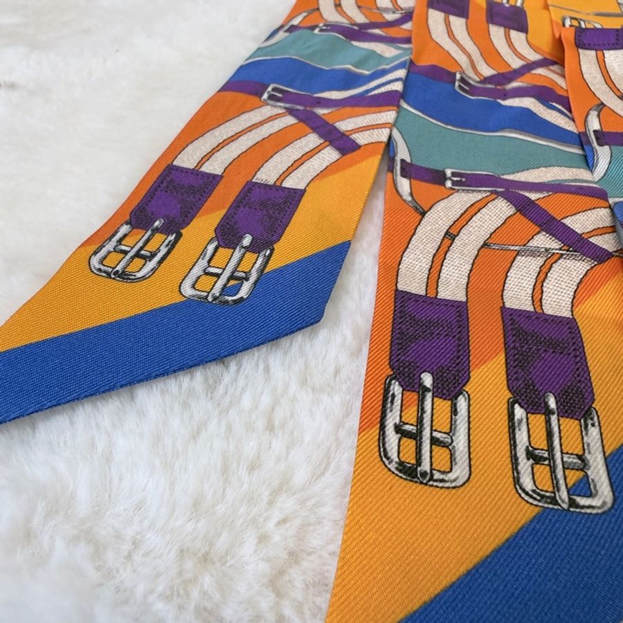 Hermes✨Twilly 絲巾 二條一組-2