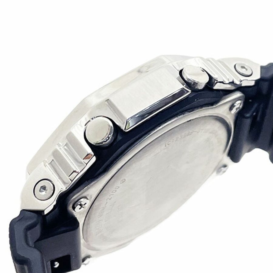 Casio G-Shock 手錶,金屬錶殼,GBM-2100A-1A3JF,指針/數位雙顯 2100 系列 5729,樹脂錶帶,綠色,卡西歐 G-SHOCK,八角形錶盤,太陽能動力,移動互聯,指針/數字雙顯,男士 XW-16856-3