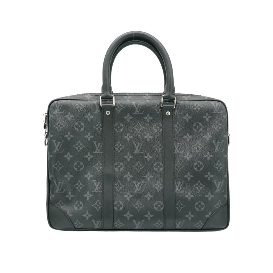 Louis Vuitton Porte-Documents Voyage PM Eclipse帆布二用公事包(M46457-黑灰)-2