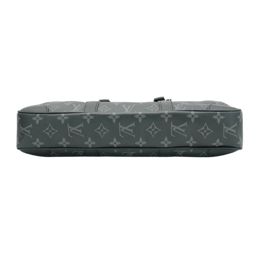 Louis Vuitton Porte-Documents Voyage PM Eclipse帆布二用公事包(M46457-黑灰)-3