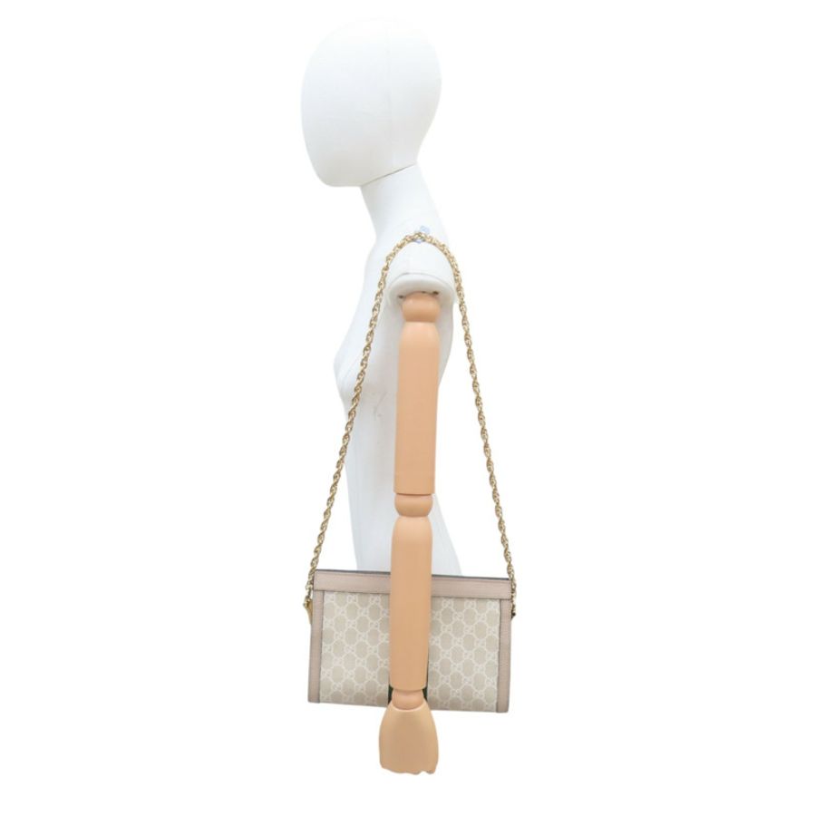 米白色 帆布 Ophidia GG 小號 肩背包 503877【GUCCI 古馳】 503877-9