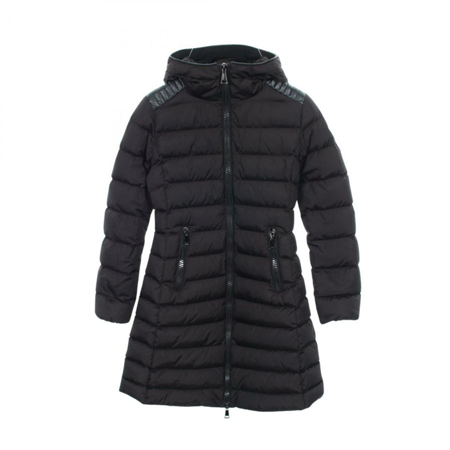 MONCLER TALEV 羽絨外套 F20931C56400 尼龍黑色 二手 女款 0 碼-0