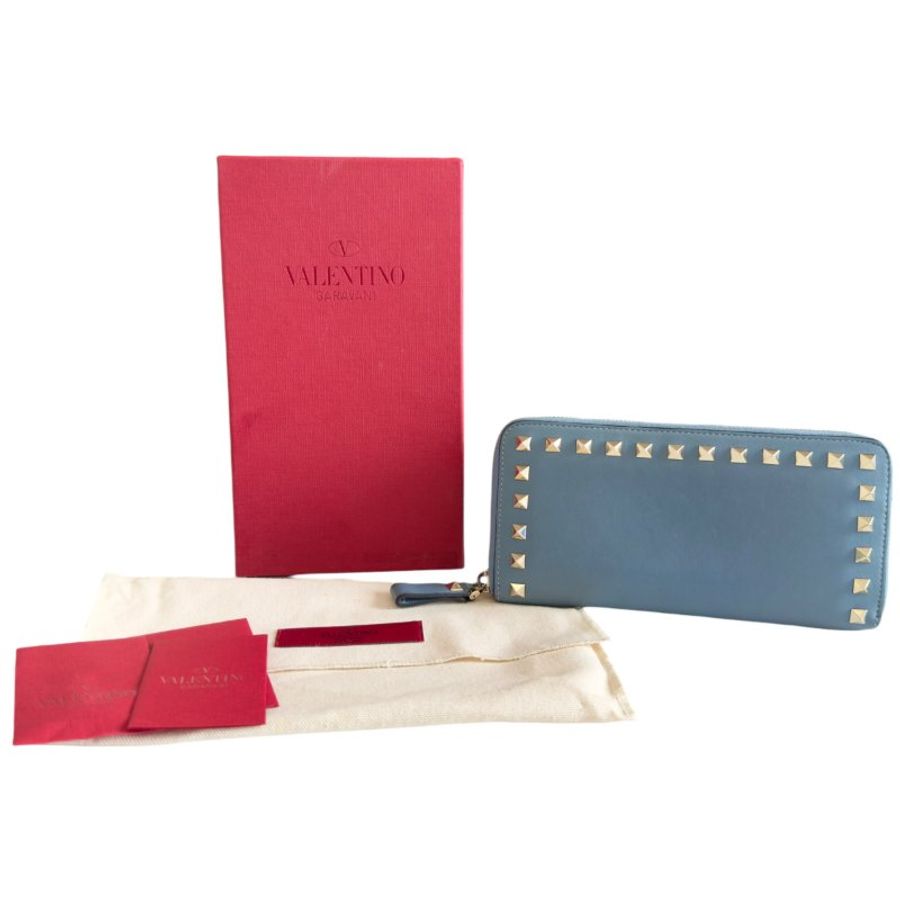 VALENTINO Rockstud 鍋釘 長銀包-0
