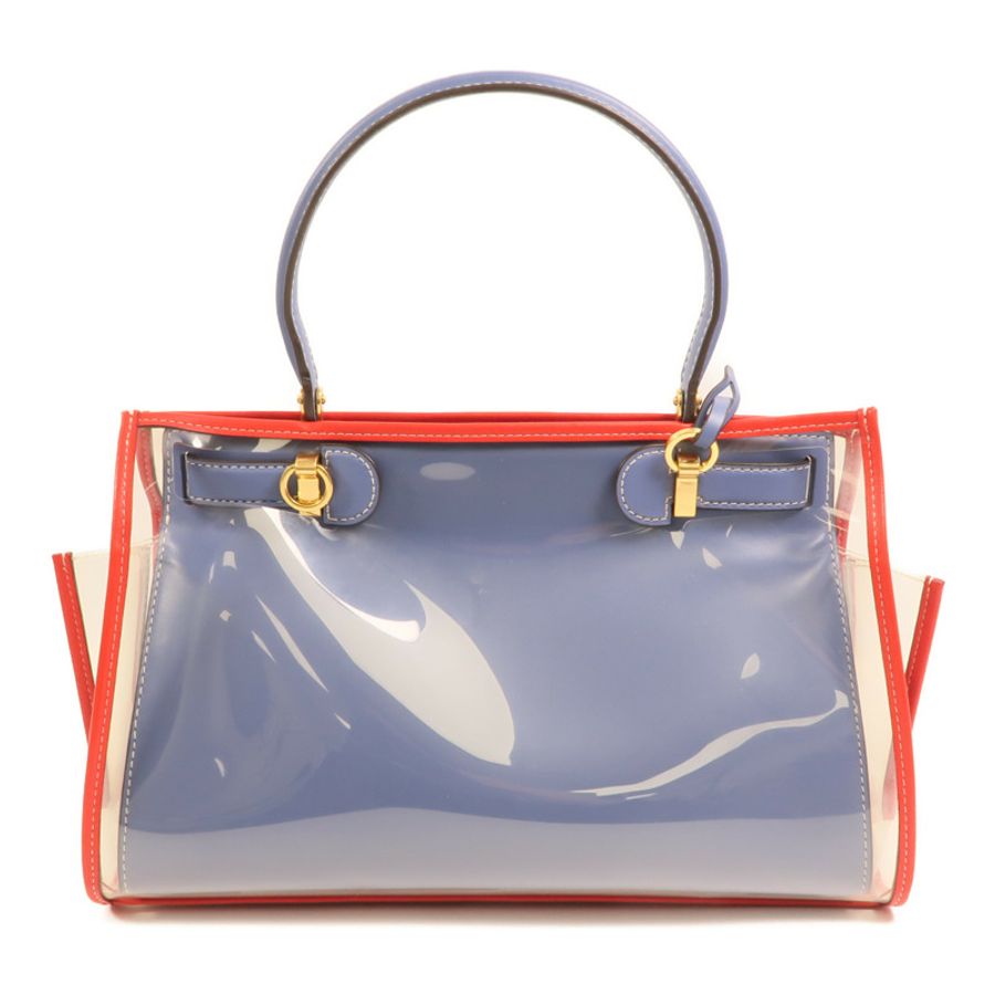 Tory Burch 牛皮皮革Lee Radziwill金扣手挽肩背兩用袋-1