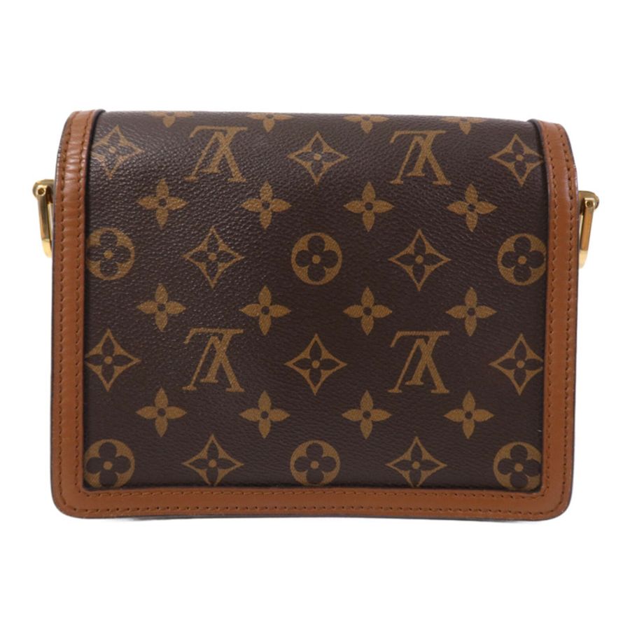 LOUIS VUITTON Monogram Reverse Mini Dauphine金扣肩背袋-1
