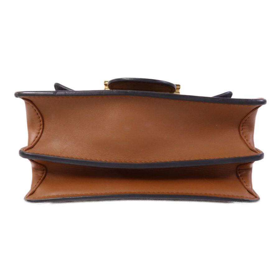 LOUIS VUITTON Monogram Reverse Mini Dauphine金扣肩背袋-3