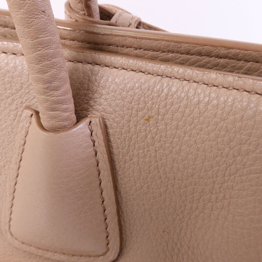 PRADA 牛皮皮革2 Way Shoulder金扣手挽肩背兩用袋-17