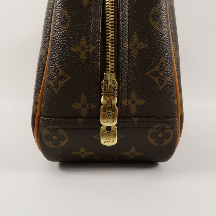 LOUIS VUITTON Monogram Deauville金扣手挽袋-5