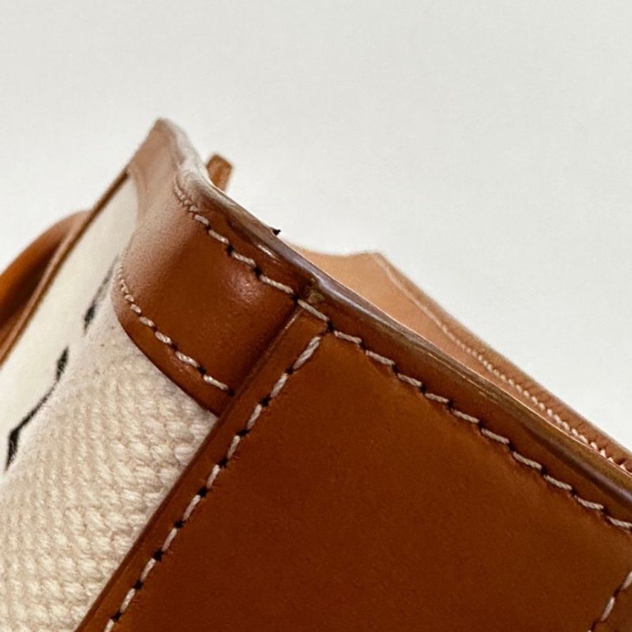Celine 193302 凱旋門帆布迷你 Cabas 包 付長肩帶-12