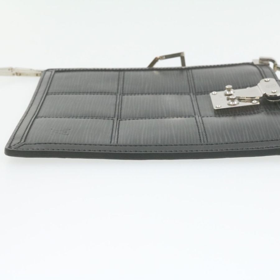 【日本直送】路易威登 Epi Stretch Mojito 單肩包/手拿包 黑色 M54612 LV Auth 21016V-4