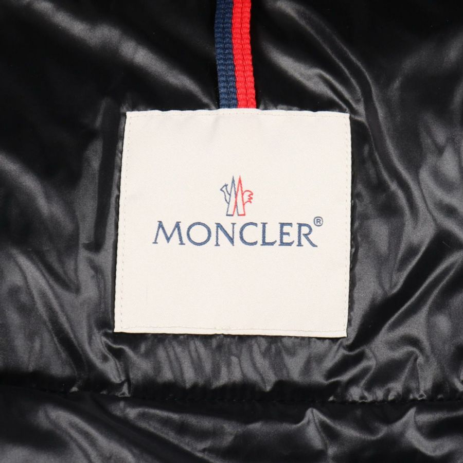 MONCLER SERITTE 羽絨衣 1A20000 尼龍黑 二手 女款-2
