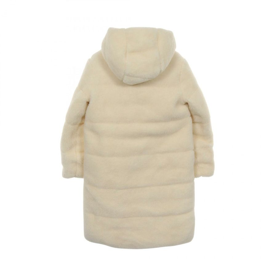 MONCLER BAGAUD 兒童雙面羽絨服，尼龍聚酯混紡，白色，二手女款-1