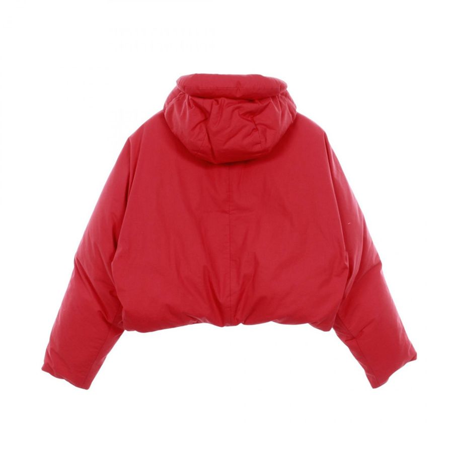PRADA 紅色棉質羽絨服,二手女款 36 碼-1