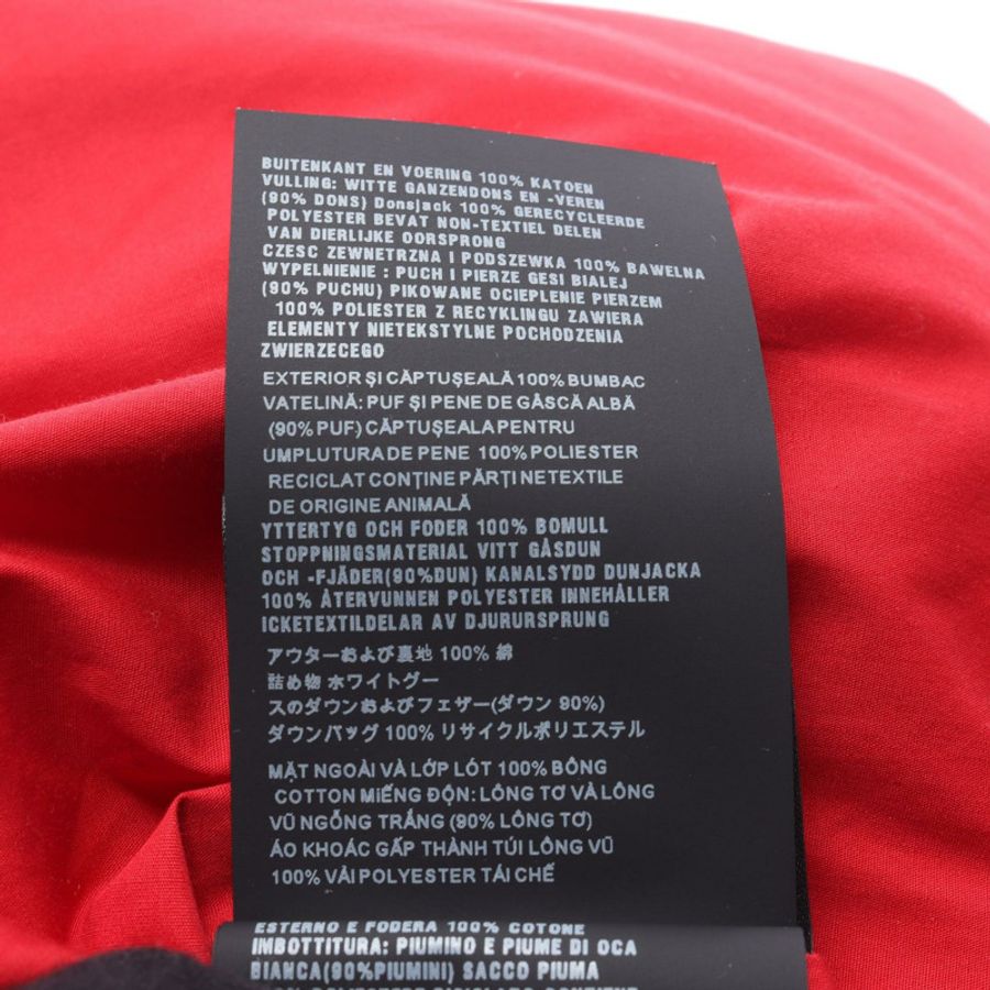 PRADA 紅色棉質羽絨服,二手女款 36 碼-4