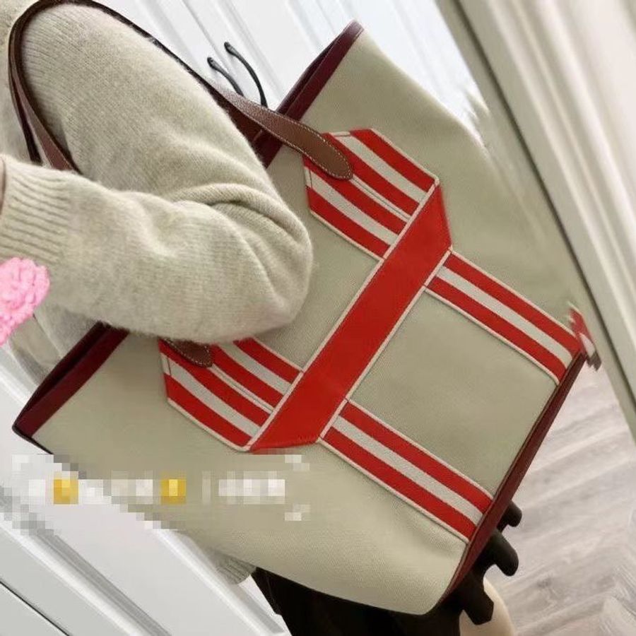 HERMES PURSANGLE 托特包 沙灘包 媽咪包37.5（最寬處53）*35*19 95新 配件塵袋-0