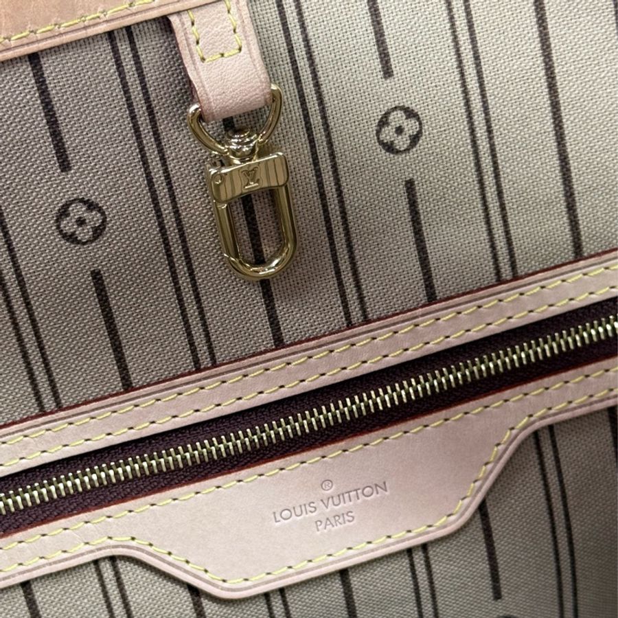 LV M40353 delightful MM單把肩背購物包托特包-21