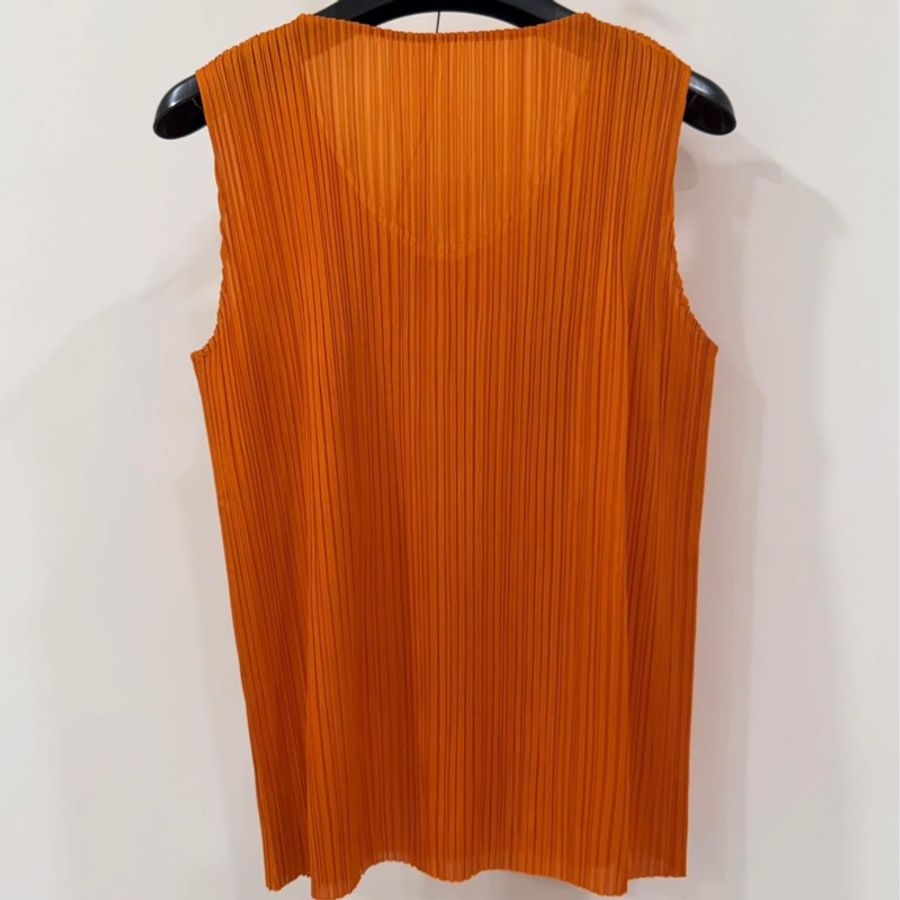 三宅一生PLEATS PLEASE ISSEY MIYAKE 亮橘上衣-4