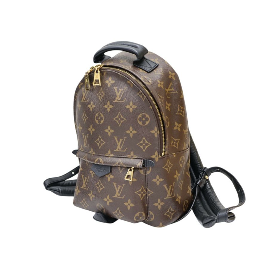 棕色 原花帆布 Palm Springs PM 後背包 M41560【LOUIS VUITTON LV 路易威登】 M41560-2