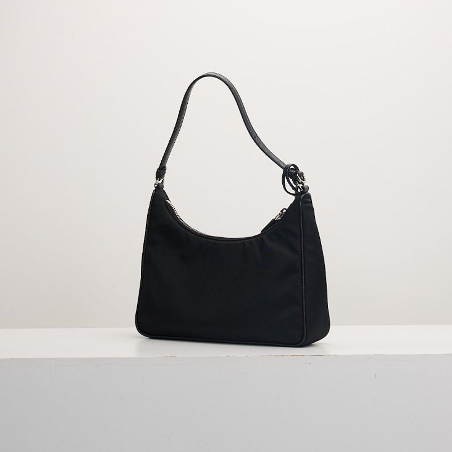 二手Prada hobo 2005 新款腋下包/黑色-2