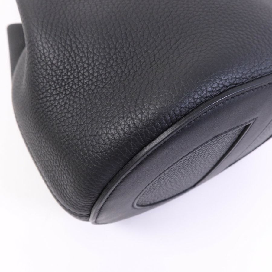 HERMES Clemence皮革In The Loop 23金扣手挽袋-10