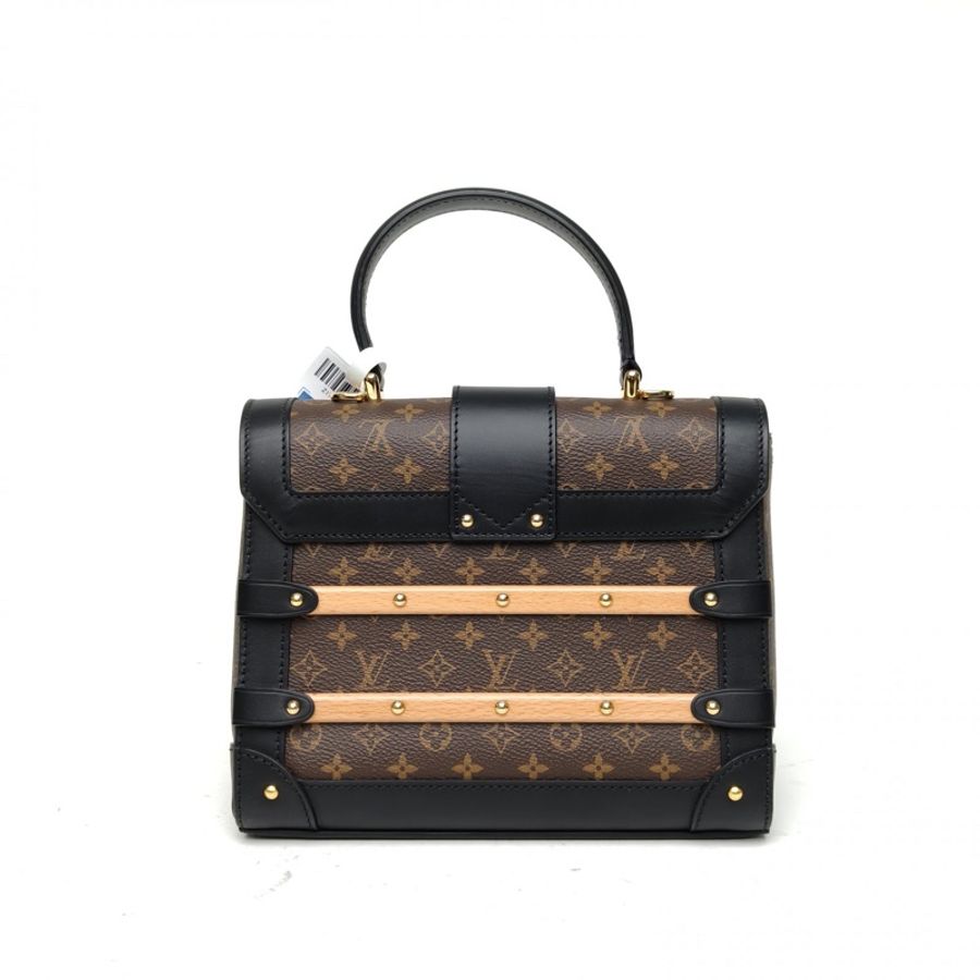 LOUIS VUITTON 老花PVC晶片限量Trianon秀款硬箱手提-2