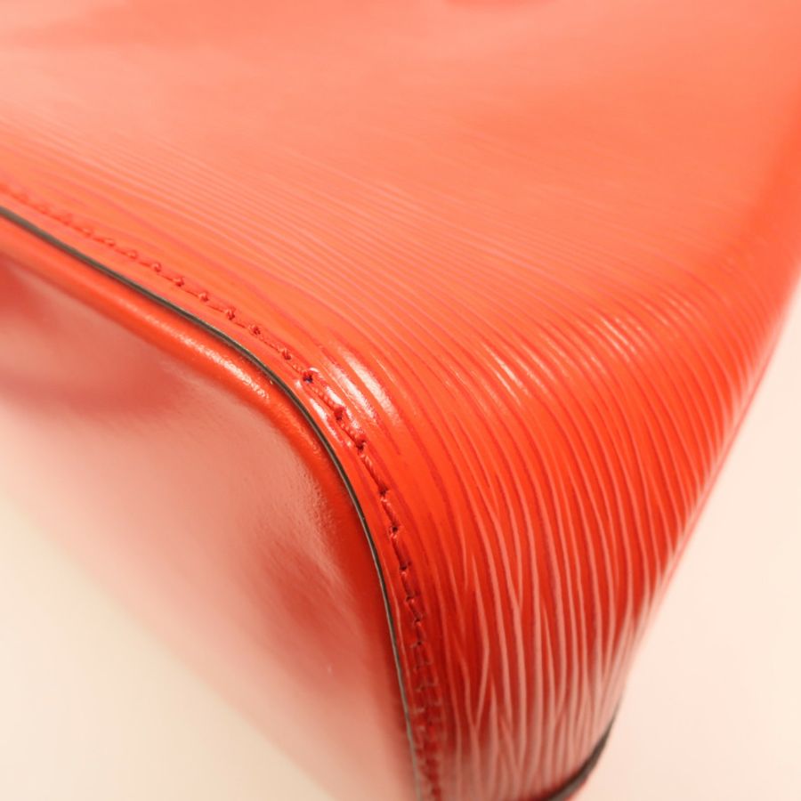 LOUIS VUITTON Epi NeoNoe MM銀扣手挽肩背兩用袋紅色藍色-12