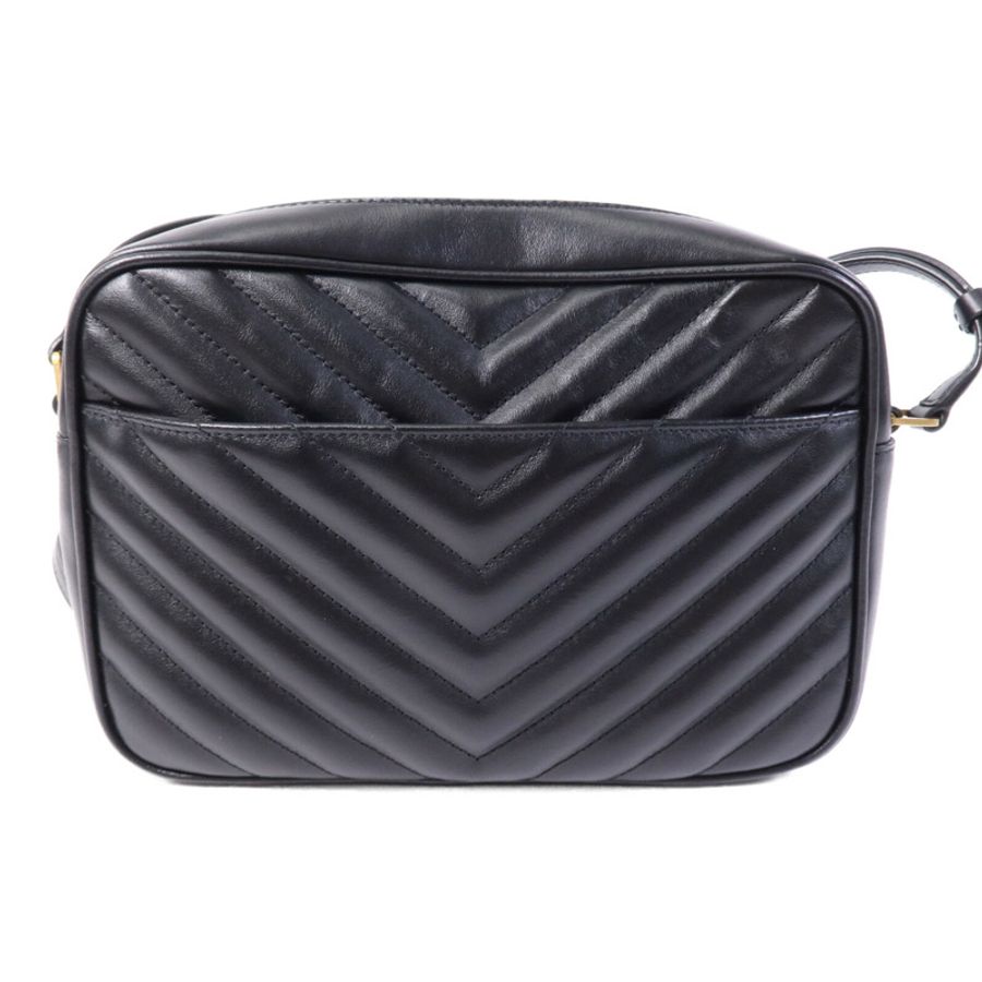 SAINT LAURENT 牛皮皮革LOU Camera Bag金扣肩背袋-1