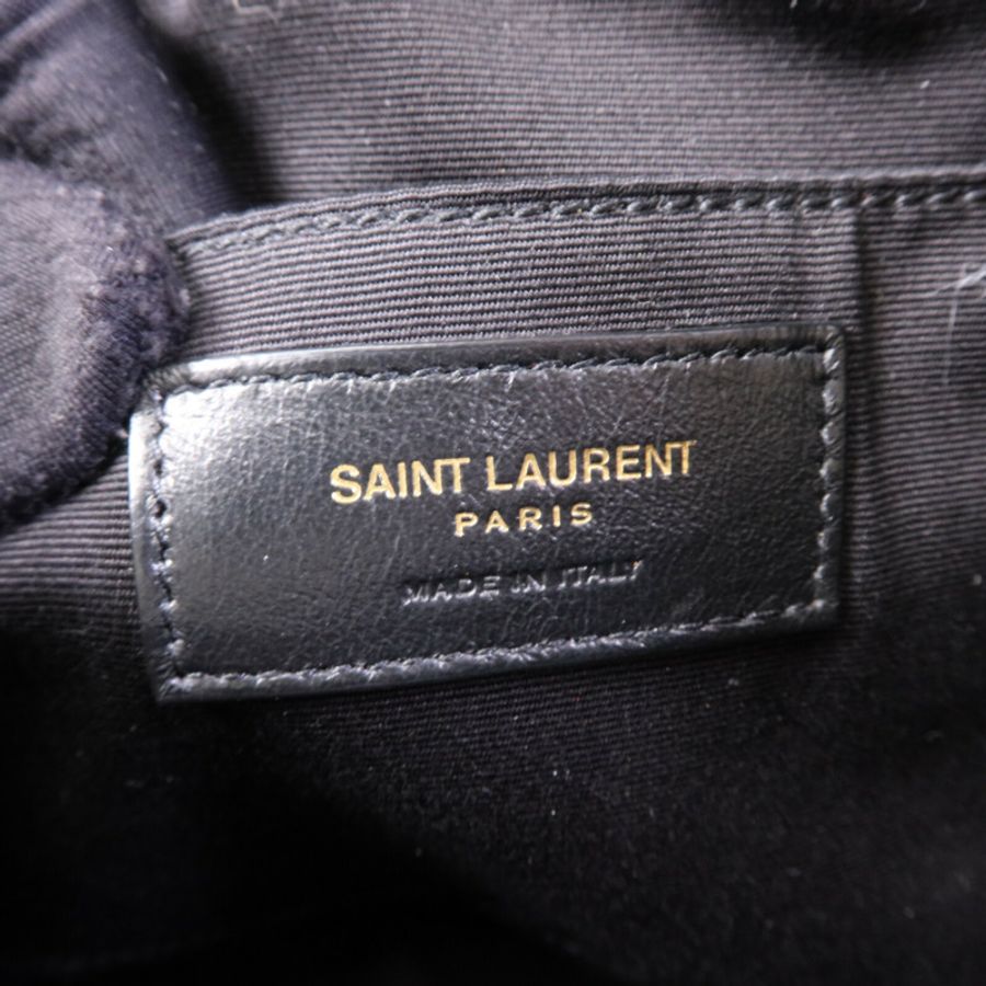 SAINT LAURENT 牛皮皮革LOU Camera Bag金扣肩背袋-5