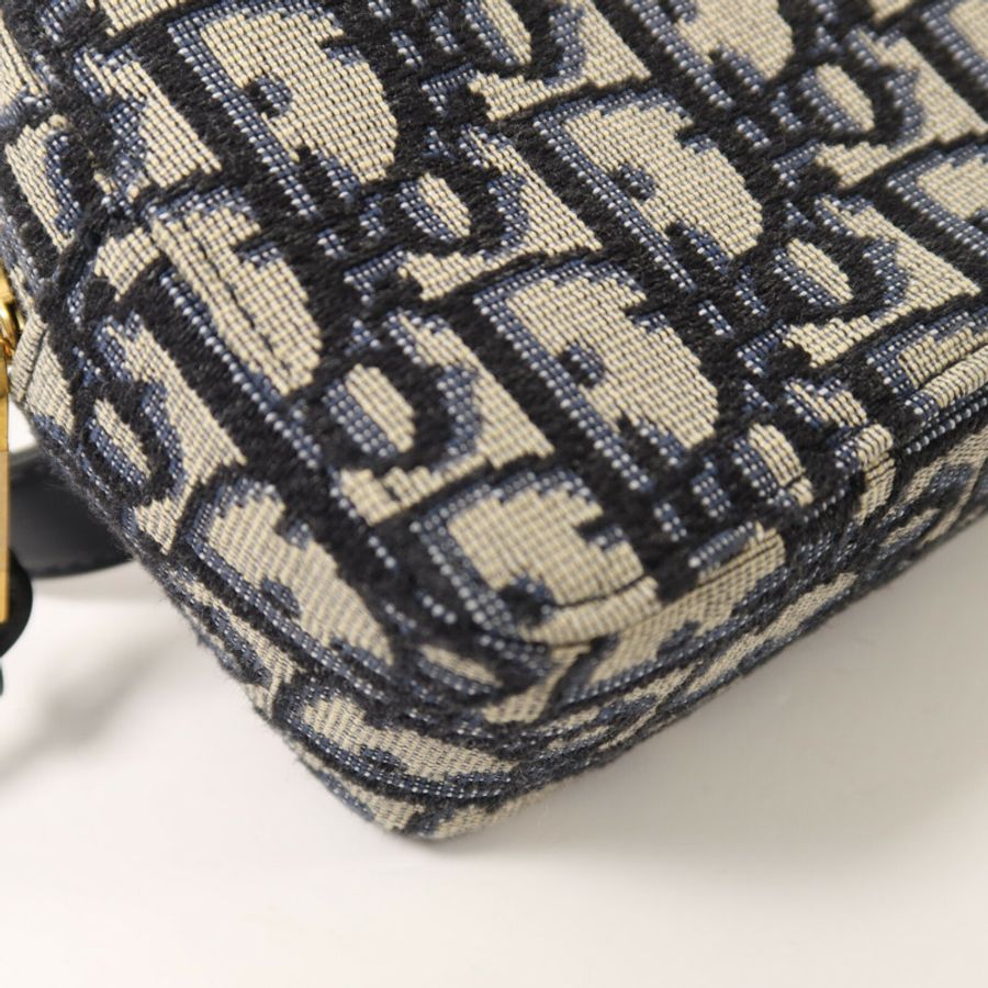 Dior 帆布Oblique Belt Bag金扣腰包-9